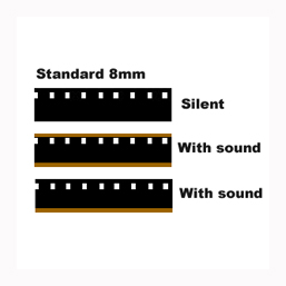 8mm standard cine film with sound